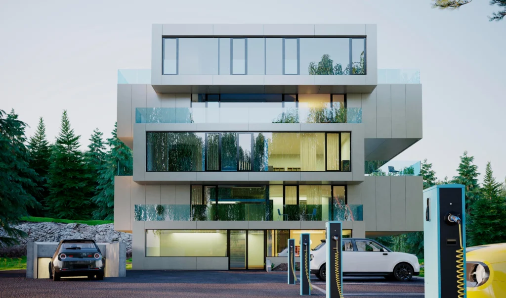 Glass Elevation Designs of Houses - Chandigarh Macro